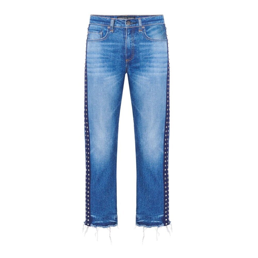 Veronica Beard Ines Rhinestone Jeans - Picture 2 of 9